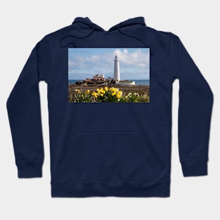 Springtime at St Mary's Island Hoodie